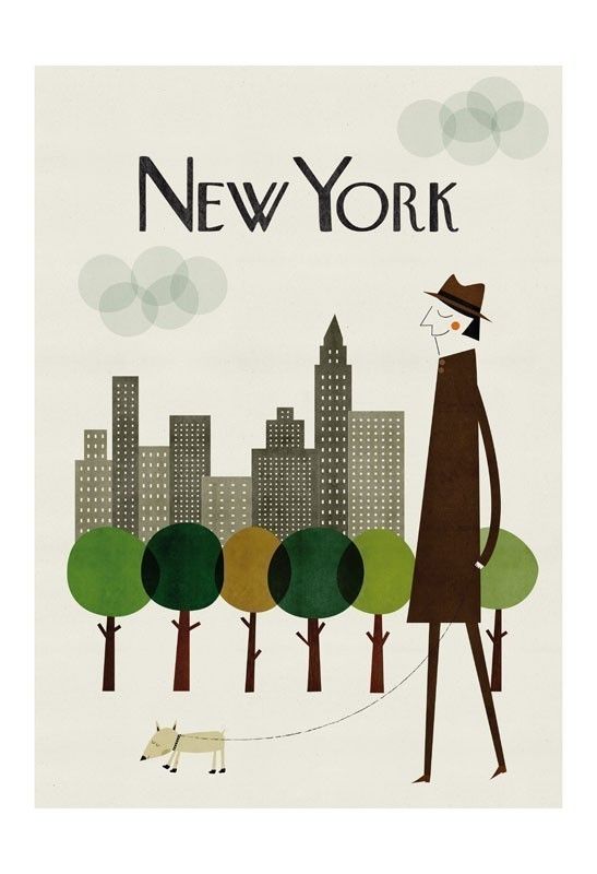 New York by Blanca Gomez - 24 X 32 Inches (Art Print)