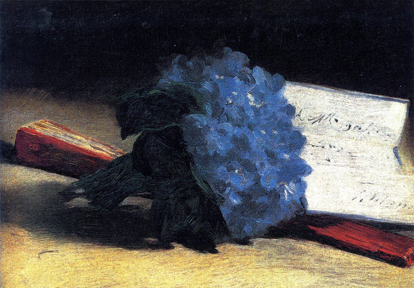 Le Bouquet de Violettes, 1872 by Edouard Manet - 5 X 7 Inches (Note Card)