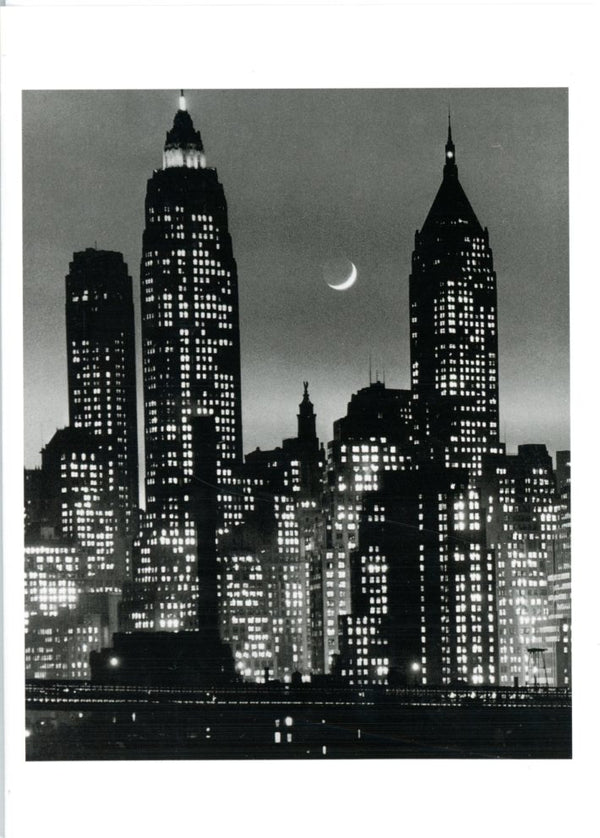 New York 1942 par Andreas Feininger - 5 X 7 pouces (carte de vœux)