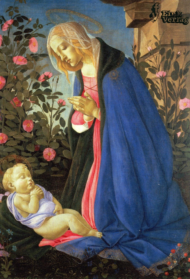 Adoration of the Child by Sandro Botticelli - 5 X 7" (Greeting Card)