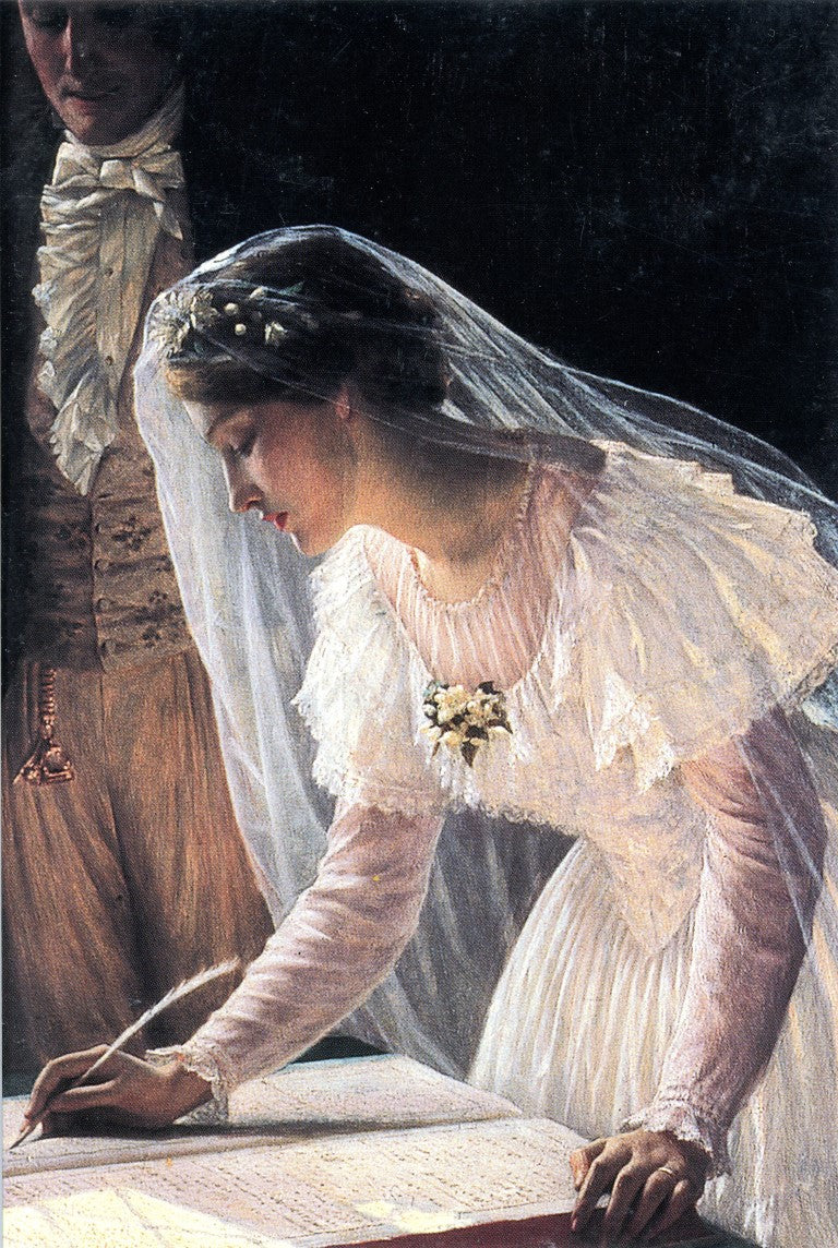 Signing the Register (detail) – Artistica Fine Art