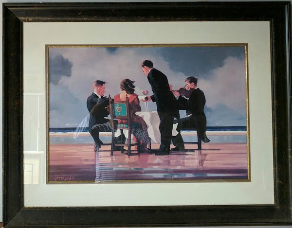 Elegy for a Dead Admiral  by Jack Vettriano - 31 X 40 Inches (Frame with Matte and Glass Ready to Hang)