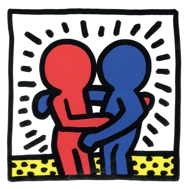 Untitled by Keith Haring - 6 X 6 Inches (Greeting Card)