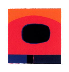 COLORI CANTORI (RED), 2001 by Walter Fusi - 20 X 20 Inches (SLIKSCREEN)