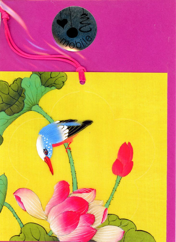 Flowers and Bird (Flower-Shaped)