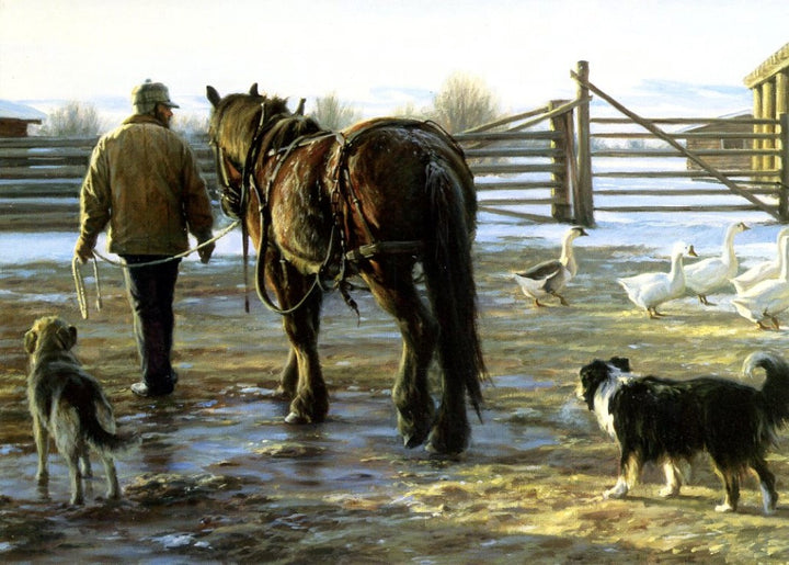 Icy Morning by Robert Duncan - 5 X 7" (Greeting Card)