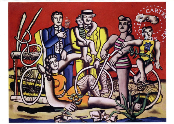 The Ausfluf, 1949 by Fernand Leger - 5 X 7 Inches (Note Card)