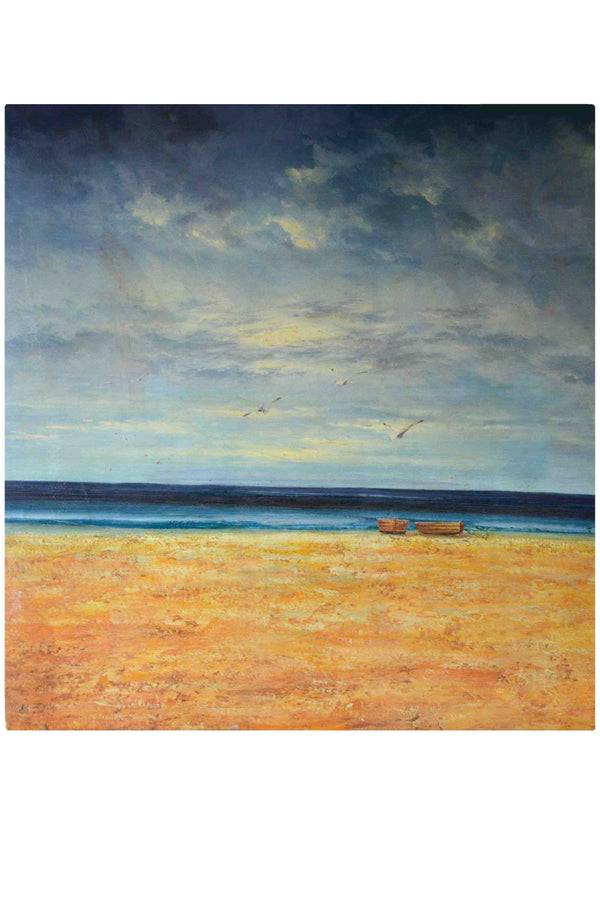 Beach - (Oil Painting on Canvas Gallery Wrap Ready to Hang)