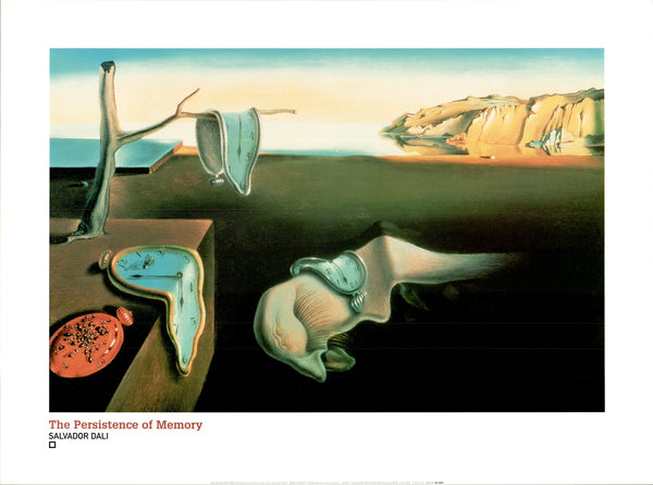 The Persistence of Memory, 1931 by Salvador Dali - 12 X 16 Inches (Art Print)