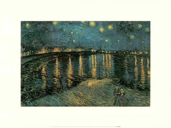 La Nuit Etoilee, 1888 by Vincent Van Gogh - 12 X 16 Inches (Art Print)
