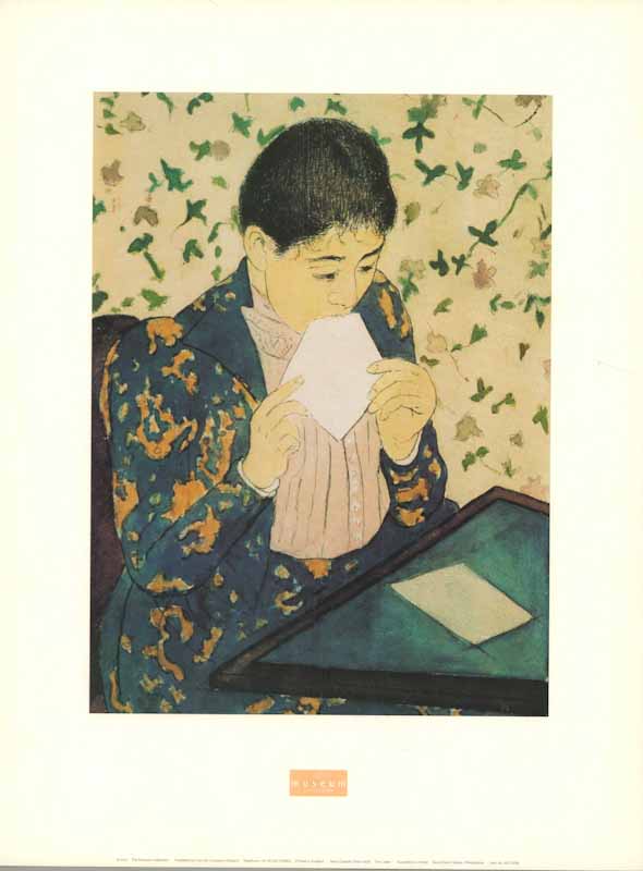 The Letter by Mary Cassatt - 12 X 16 Inches (Art Print)