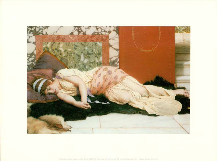 Endymion, 1893 by John William Godward - 12 X 16 Inches (Art Print)