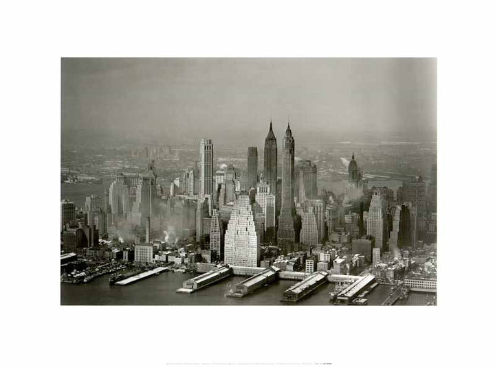 Manhattan Skyline NYC - 12 X 16 Inches (Art Print)