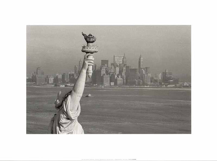 Liberty View by NYC - 12 X 16 Inches (Art Print)