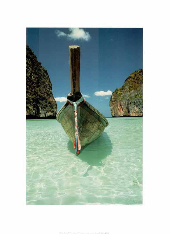 Maya Bay Phi Phi Island by Rob Gage - 12 X 16 Inches (Art Print)