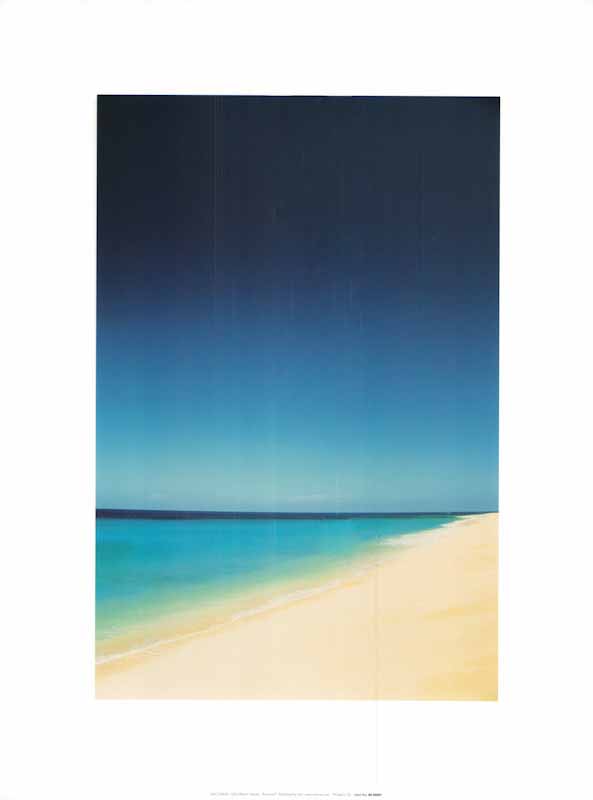 Oahu Beach, Hawaii by John Callahan - 12 X 16 Inches (Art Print)