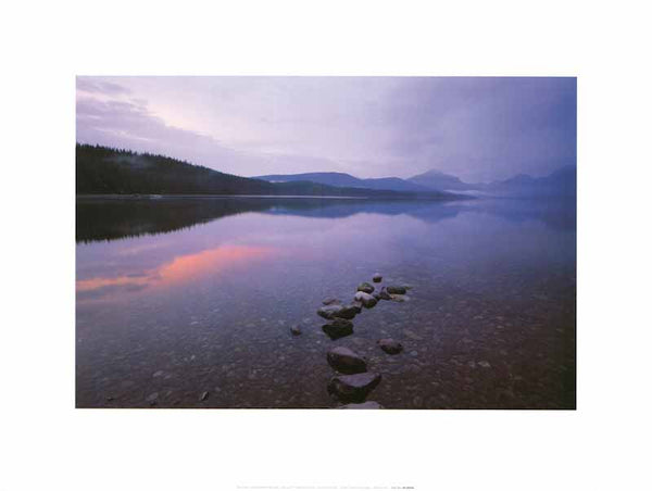 Lake McDonald, Montana by Gary Faye - 12 X 16 Inches (Art Print)