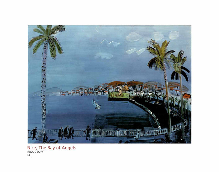 Nice, The Bay of Angels, 1926 by Raoul Dufy - 16 X 20 Inches (Art Print)