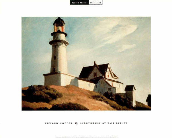 Lighthouse at Two Lights, 1962 by Edward Hopper - 16 X 20 Inches (Art Print)