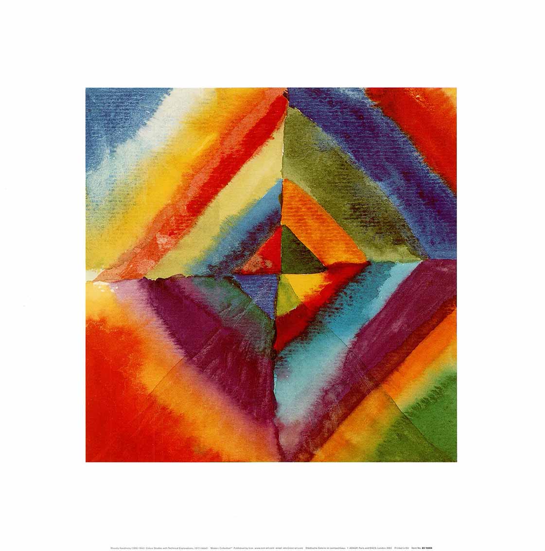 Kandinsky Color Guide Colour Studies with Technical Explanation, 1913 by Wassily Kandinsky ...