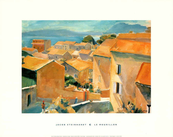 Le Mourillon, 1929 by Jacob Steinhardt - 16 X 20 Inches (Art Print)