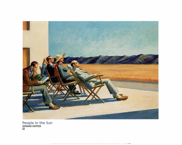 People in the Sun, 1960 by Edward Hopper - 16 X 20 Inches (Art Print)