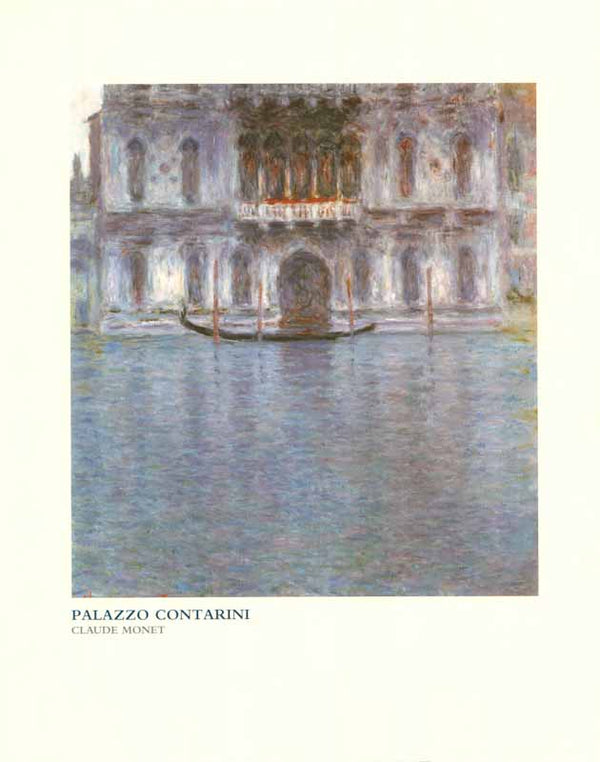 Palazzo Contarini, 1908 by Claude Monet - 16 X 20 Inches (Art Print)