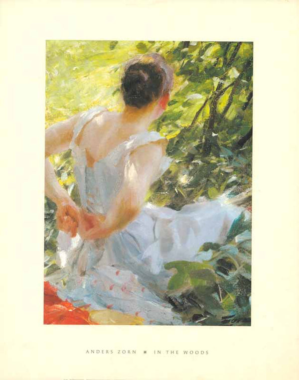 In the Woods, 1893 by Anders Zorn - 16 X 20 Inches (Art Print)