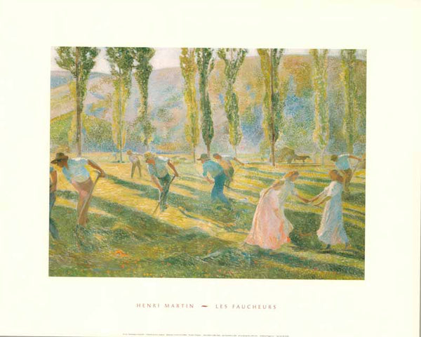 Les Faucheurs, 1903 by Henri Martin - 16 X 20 Inches (Art Print)
