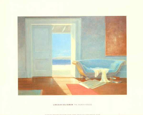 The Beach House by Lincoln Seligman - 16 X 20 Inches (Art Print)