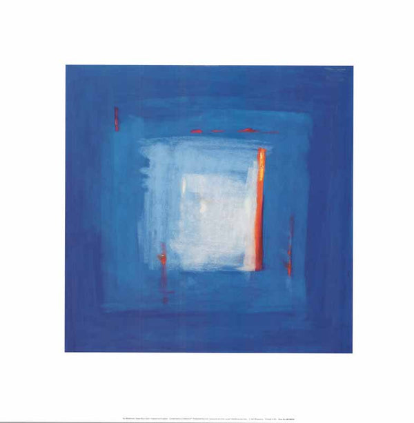 Deep Blue Calm by Nel Whatmore - 16 X 16 Inches (Art Print)