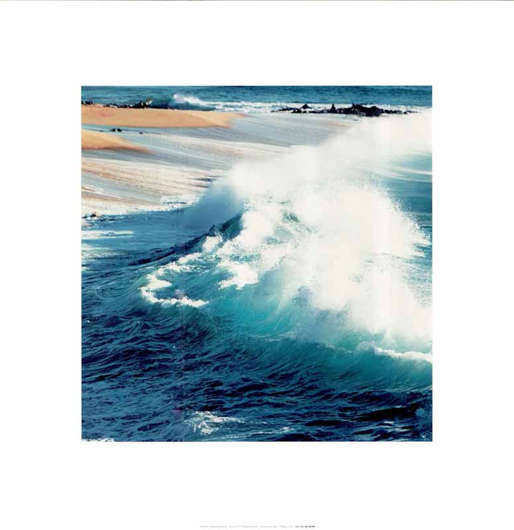 Breaking Waves by Jeff Divine - 16 X 16 Inches (Art Print)