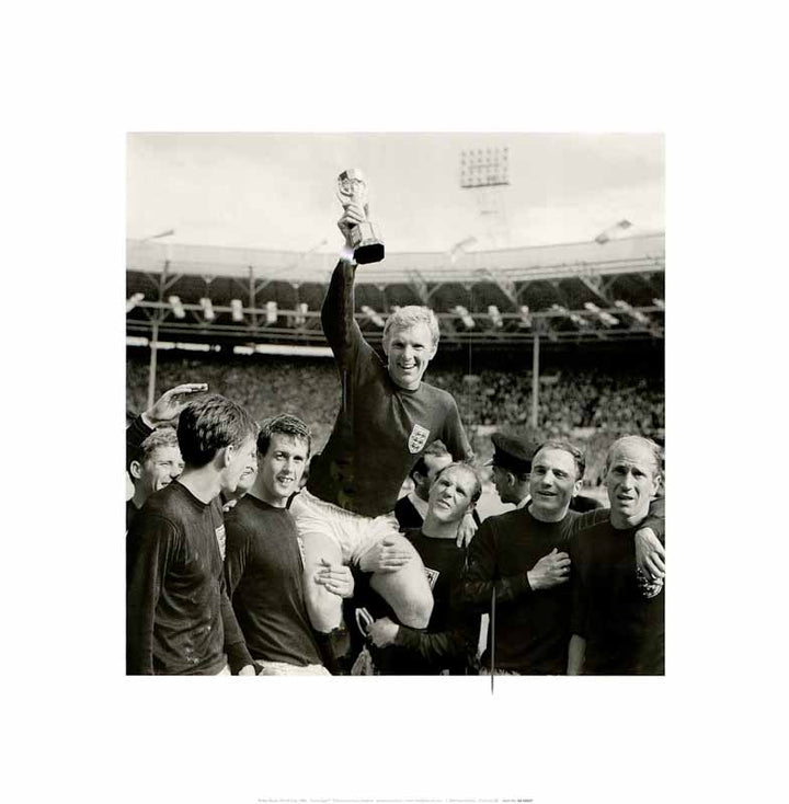 World Cup 1966 by Bobby Moore - 16 X 16 Inches (Art Print)
