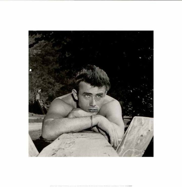 James Dean In Giant - 16 X 16 Inches (Art Print)