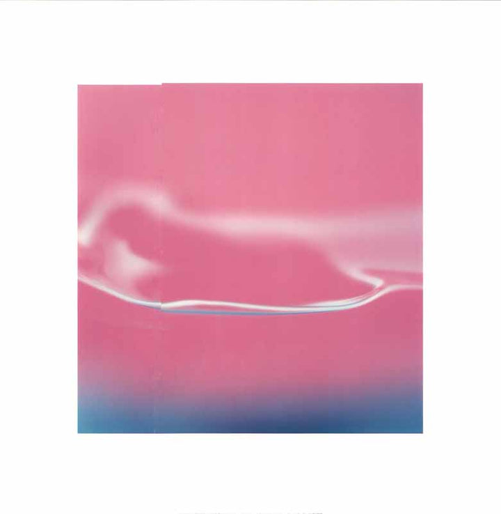Pink Abstract by Masaaki Kazama - 16 X 16 Inches (Art Print)