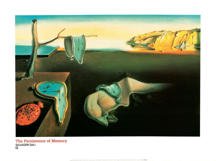 The Persistence of Memory, 1931 by Salvador Dali - 24 X 32 Inches (Art Print)