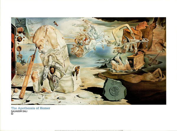 The Apotheosis of Homer by Salvador Dali - 24 X 32 Inches (Art Print)