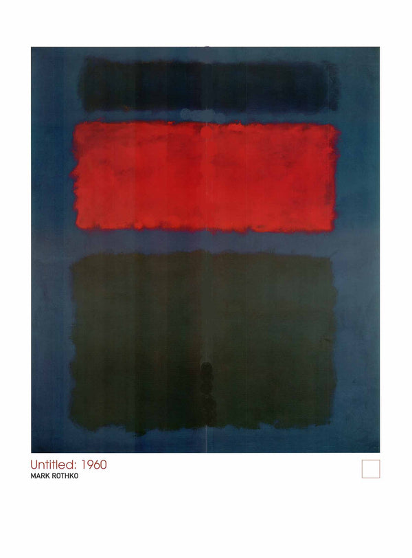Untitled, 1960 by Mark Rothko - 24 X 32 Inches (Art Print)