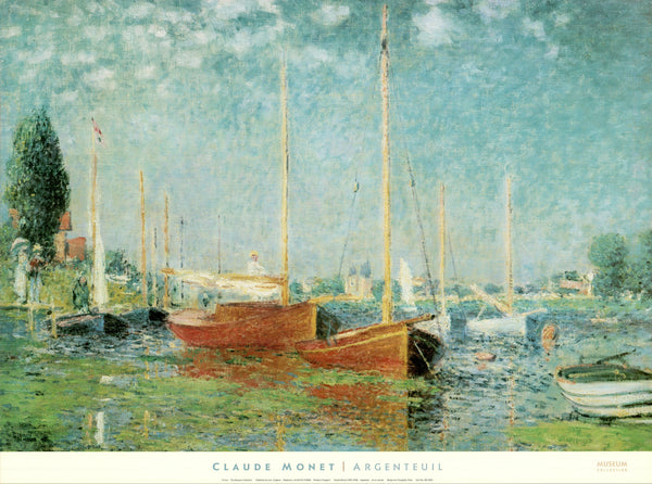  Argenteuil by Claude Monet 24 X 32 Inches (Art Print)