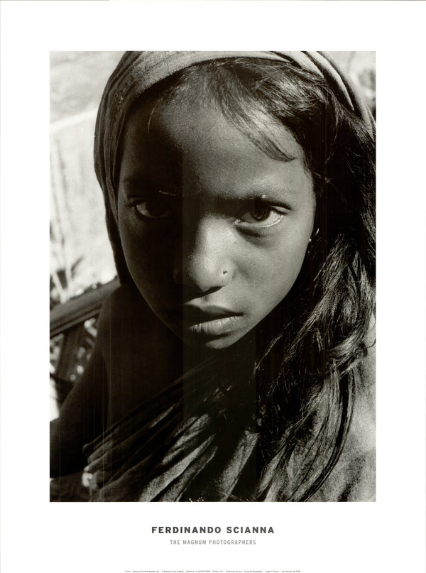 Young Girl, Bangladesh by Ferdinando Scianna - 24 X 32 Inches (Art Print)