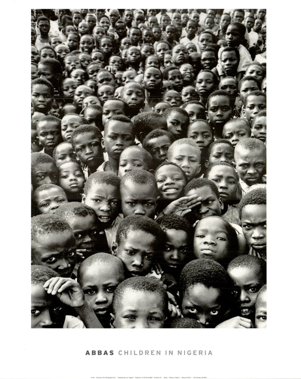 Children in Nigeria by Abbas - 24 X 32 Inches (Art Print)
