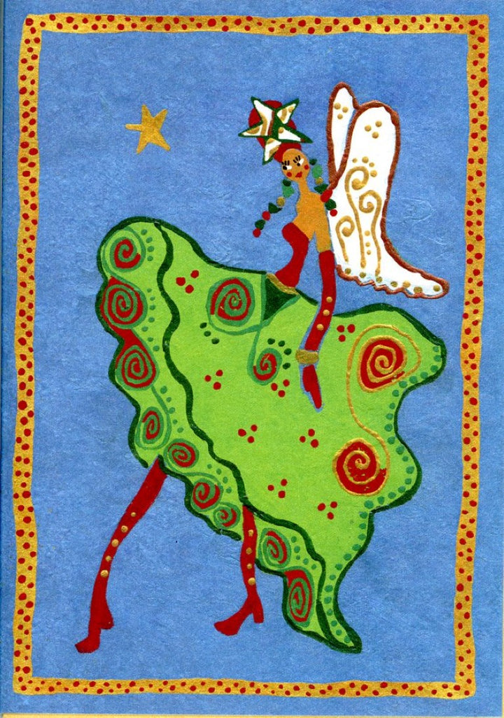 The Dancing Star by Helga - 5 X 7 Inches (Greeting Card)