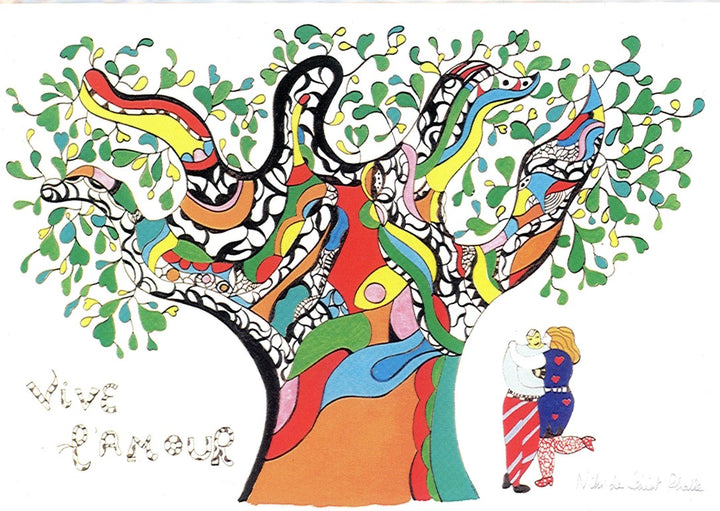 Long Live Love by Niki de Saint-Phalle - 5 X 7 Inches (Greeting Card)