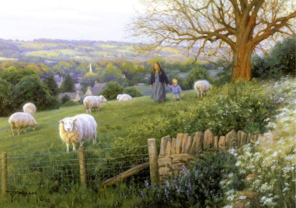 Cotswold Evening by Robert Duncan - 5 X 7" (Greeting Card)