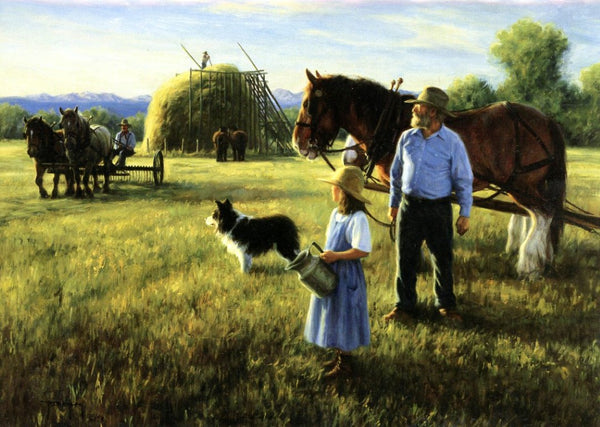 Haying Time by Robert Duncan - 5 X 7" (Greeting Card)