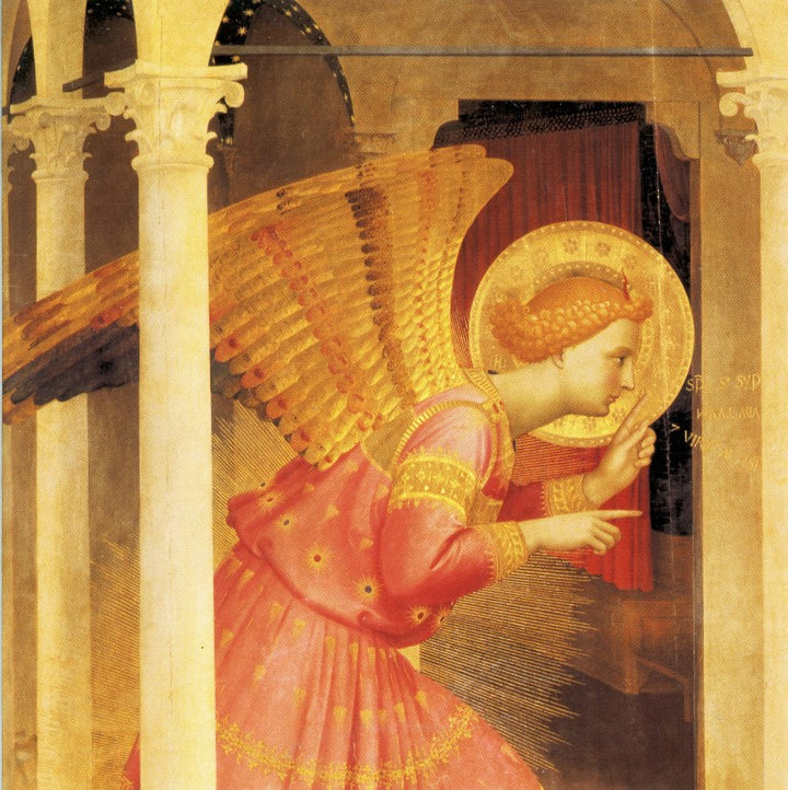 Annunciation by Fra Angelico - 6 X 6 Inches (Greeting Card)