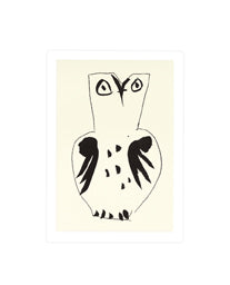 Chouette de Pablo Picasso - 20 X 24 pouces (sérigraphie)