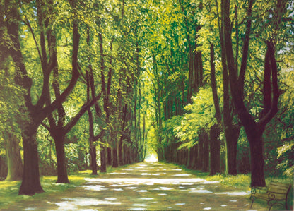 Lindenallee by Andreas Scholz - 28 X 40 Inches