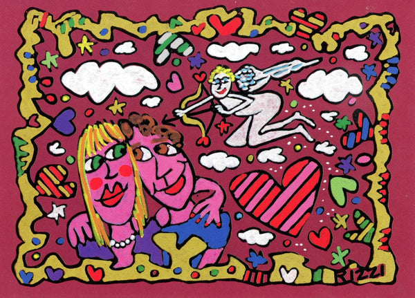 Saint Valentine's Day, 1992 by James Rizzi - 5 X 7 Inches (Greeting Card)