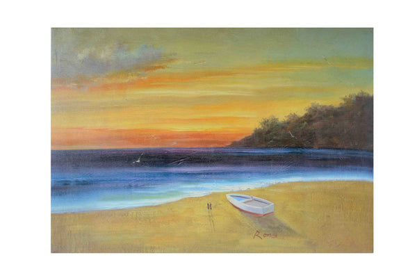 Coastal I - 28 X 40" (Oil Painting on Canvas Gallery Wrap Ready to Hang)